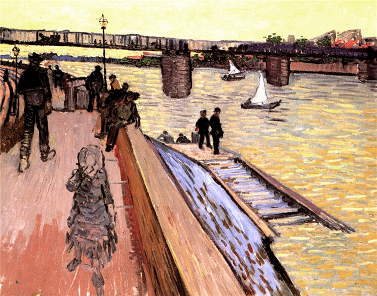 Bridge At Trinquetaille Van Gogh Oil Painting